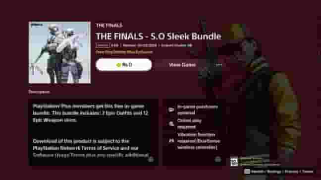 How to get The Finals S.O Sleek Bundle on PS5 & PC