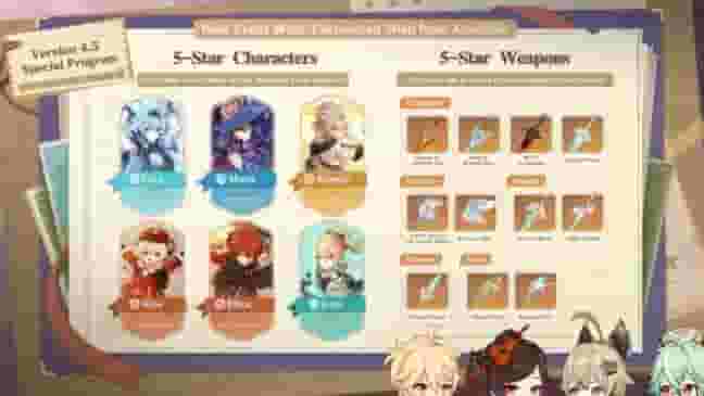 Genshin Impact Chronicled Wish banner: Release date, characters & weapons