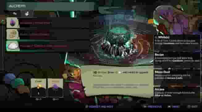 How to upgrade Arcana Cards in Hades 2: Moon Dust explained