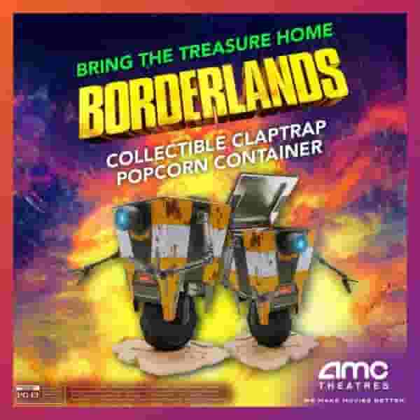Borderlands Movie Popcorn Buckets: Where to Buy & When They’ll Release (AMC, Cinemark & Regal)