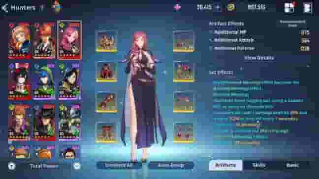 Best Han Se-Mi Solo Leveling Arise build: Stats, skills, weapons, Artifacts