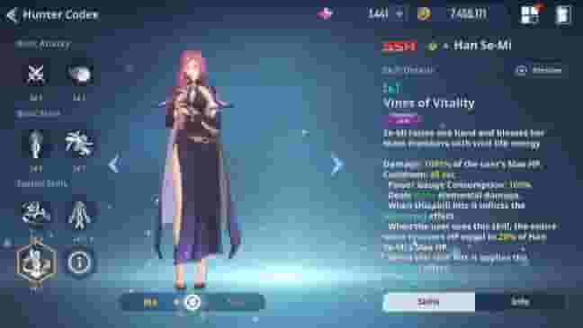 Best Han Se-Mi Solo Leveling Arise build: Stats, skills, weapons, Artifacts