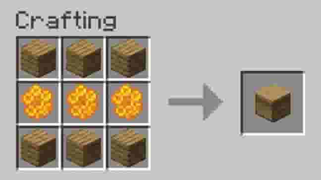 How to make a beehive in Minecraft