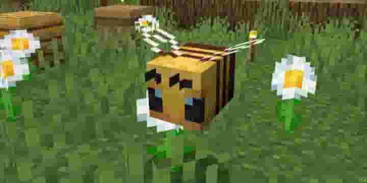 How to make a beehive in Minecraft