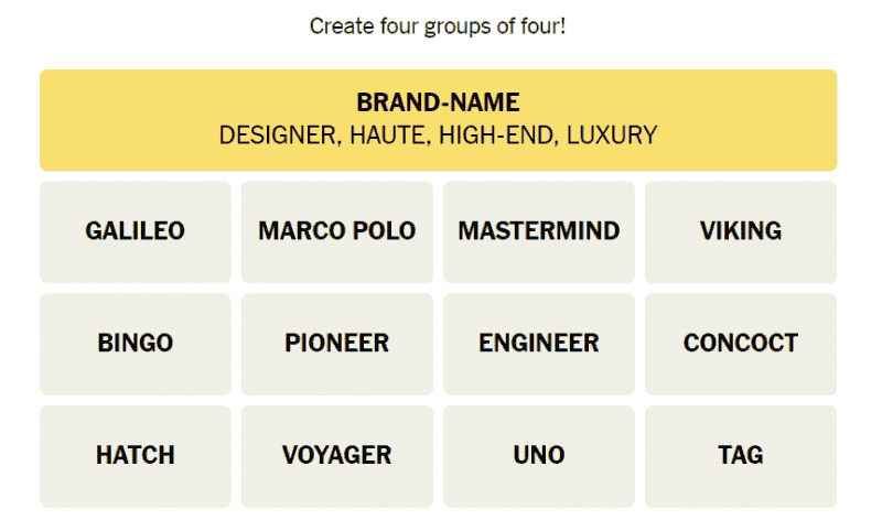 Marco Polo And Concoct Meaning in Today’s NYT Connections #499