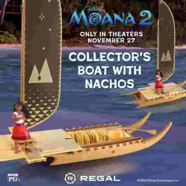 Moana 2 Popcorn Buckets from Regal, AMC & Cinemark: Where to Buy Nacho Boat & Merch
