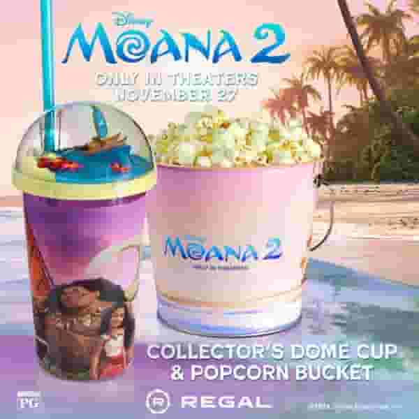 Moana 2 Popcorn Buckets from Regal, AMC & Cinemark: Where to Buy Nacho Boat & Merch