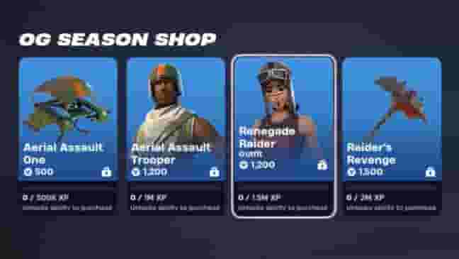 How to get OG Renegade Raider & Aerial Assault Trooper skins in Fortnite