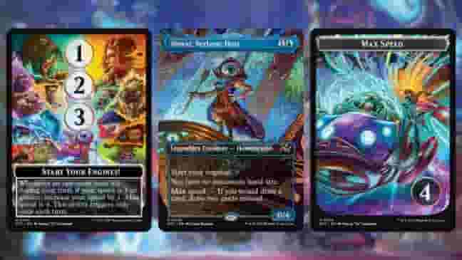 MTG Aetherdrift new Mechanics explained: Speed, Exhaust, Saddle, more