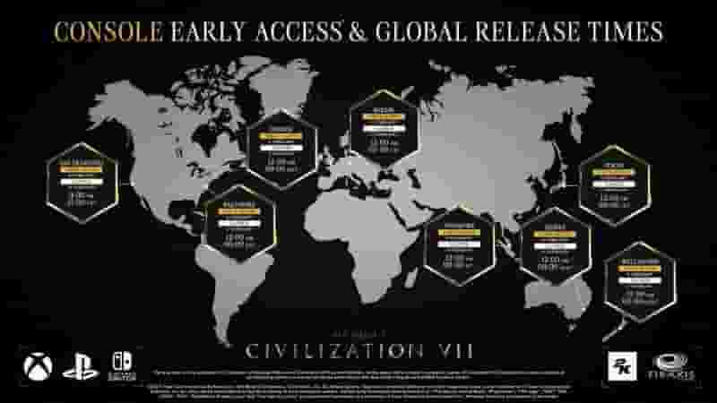 Civ 7 Early Access Release Date & Time On Steam, PS5, Xbox & Switch